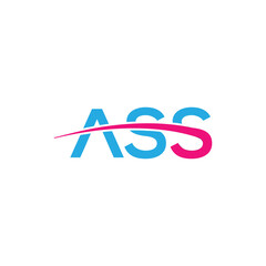 Letter ASS building vector monogram logo design template