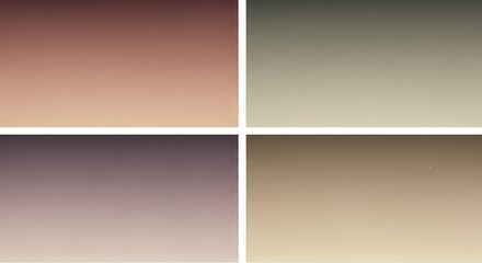 Obraz premium Four squares showcasing gradient color palettes, transitioning from dark to light hues.