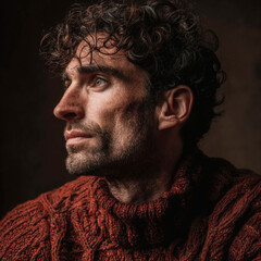 Attractive middle-aged man