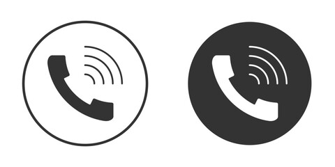 Phone icon or Logo. Flat Style vector EPS.