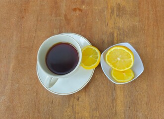 cup of tea,A cup of lemon tea, Cup of tea and lemon,Black tea with lemon Hot lemon black tea in mug