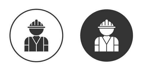 Labour icon or Logo. Flat Style vector EPS.