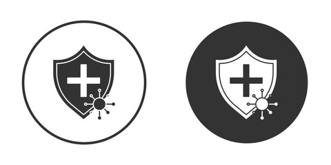 Immunity icon or Logo. Flat Style vector EPS.