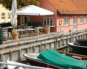 Copenhagen Denmark - pictorial view of the Christianshavns Kanal