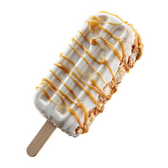 Milky Ice Cream Bar on transpart background