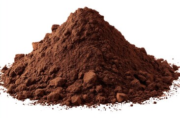 Pile of dark brown cocoa powder (55)