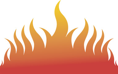 Fire flame PNG with transparent background, burning hot flame illustration for heat, energy, danger, campfire, explosion, bonfire, poster, digital artwork, and creative design projects