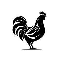 Colorful Hen Vector Illustration – Countryside Farm Bird