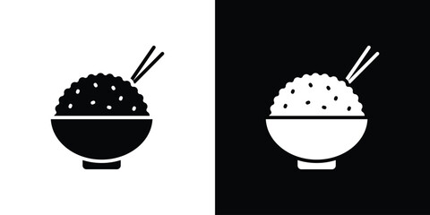 Rise Bowl icon design illustration. icon concept in flat