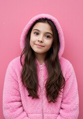 Pink Hues, Pensive Gaze