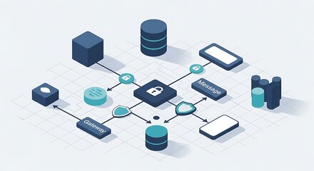 Secure data flow and system connectivity with encryption