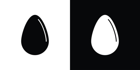 Egg icon design illustration. icon concept in flat