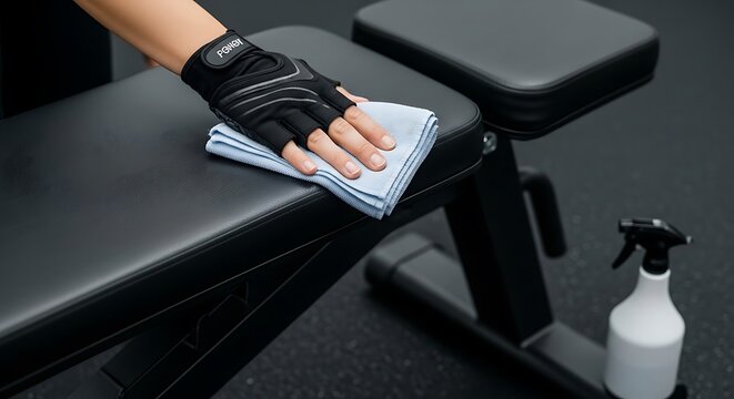 Gym equipment sanitization for a healthy workout experience