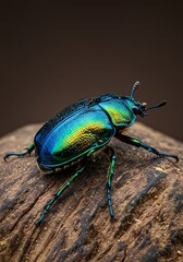 Jewel-toned Beetle: A Macro Masterpiece