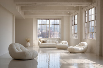 modern furniture workshop specializing in soft furniture with variable geometry focusing on innovative design