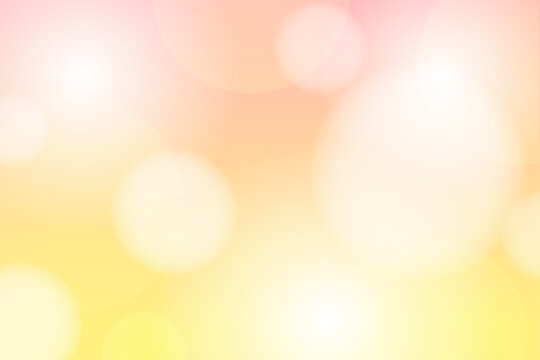 秋のやわらかく暖かい光が広がるキラキラ背景素　ピンク　黄色