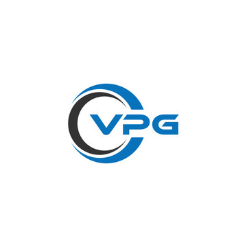 VPG, PVG, Abstract initial monogram letter alphabet logo design