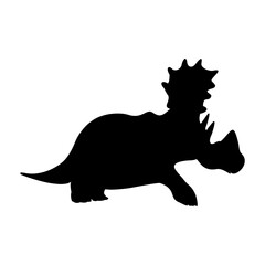 silhouette a monster head animal 