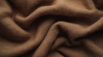 A close-up of a woven textile with a rustic feel and a canvas-like pattern.