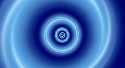 Abstract swirling blue circles
