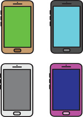 Colorful Smartphone Icons