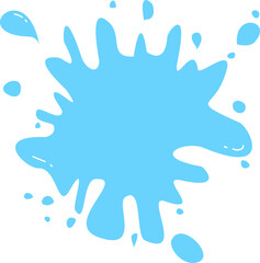  realistic water splashes isolated on white background. High-quality water elements for design, advertising, and creative projects. Dynamic splashes capturing fluid motion