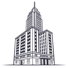 Fototapeta premium icon of a building