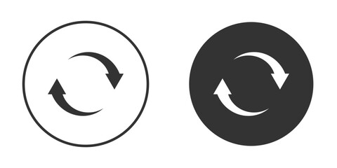 Exchange icons collection. Filled flat icons