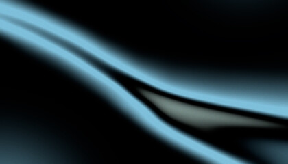 Fototapeta premium Abstract flowing blue and black silk fabric texture background