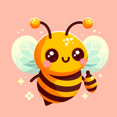 cute animated bee