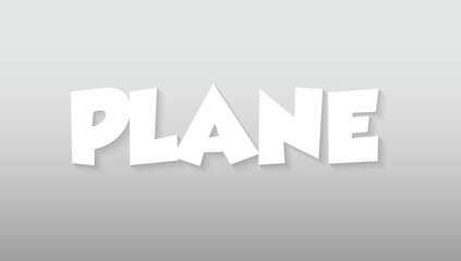 This graphic piece captures the excitement and adventure of flight, presenting the word 