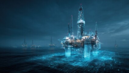 Offshore Digital Oil Rig: Advanced Technology in Maritime Industry
