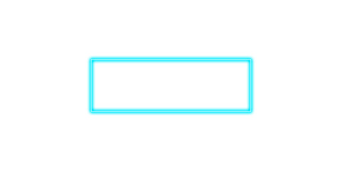 Minimal rectangular neon red frame. Glowing light border sparkle art illustration design. Design elements PNG