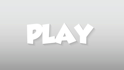 This graphic piece is a vibrant celebration of fun, capturing the spirit of the word 