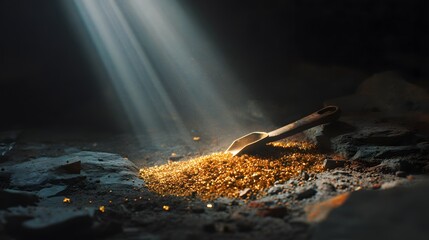 Gold Dust and a Golden Shovel