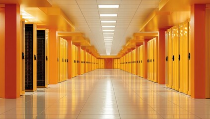 Orange Data Center Corridor: Servers and Technology