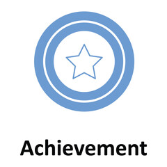 Obraz premium Achievement Vector icon which can easily modify or edit