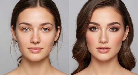 Before & After Makeup Transformation Enhance Your Natural Beauty with Professional Makeup Application Techniques