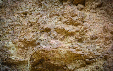 Close-Up of Mountain Stone Texture