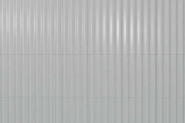 Top view metal roofing sheets, industrial products, 3D rendering.