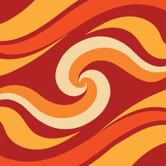 Abstract wave seamless design, bold modern look, suitable for silk saree fabric