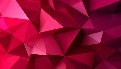Obraz premium Red and Pink 3D Abstract Background 赤とピンクの立体的な抽象背景