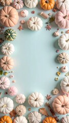 ハロウィンの枠飾り(縦・横)　Halloween vertical (or horizontal) Frame 