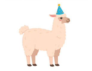 Fototapeta premium Birthday Llama