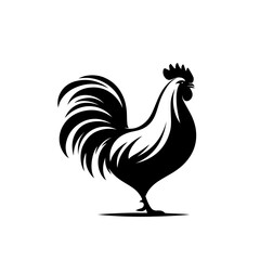 Elegant Hen Vector Illustration – Countryside Farm Bird