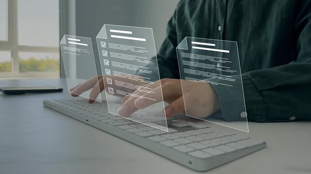 Business productivity checklist and filling survey automation efficiency form.Fast checklist and clipboard task management.	
Check virtual electronic documents and checklist approve.