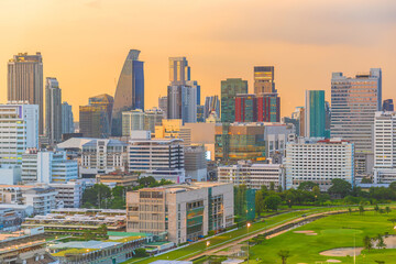 Bangkok Skyline, cityscape of Thailand