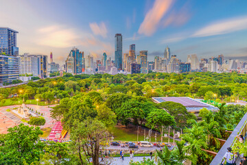 Bangkok Skyline, cityscape of Thailand