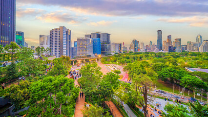 Bangkok Skyline, cityscape of Thailand