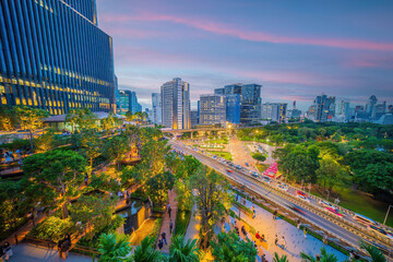 Bangkok Skyline, cityscape of Thailand